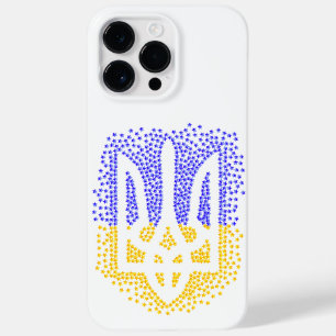 Ukrainian heraldry trident tryzub scattering stars Case-Mate iPhone 14 pro max case
