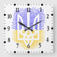 Ukrainian heraldry trident tryzub scattering stars