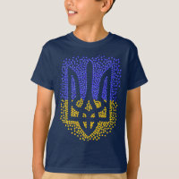 Ukrainian heraldry trident tryzub scattering stars