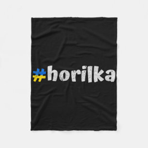 Ukrainian Horilka Funny Ukraine Traditional Strong Fleece Blanket