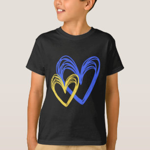 Ukrainian Love Painted Hearts Ukraine Will Win  T-Shirt