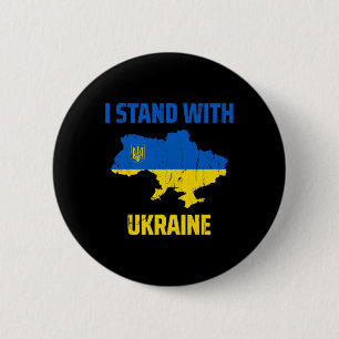 Ukrainian Lover I Stand With Ukraine 6 Cm Round Badge