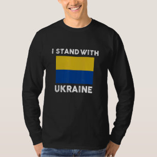 Ukrainian Lover I stand with Ukraine flag T-Shirt