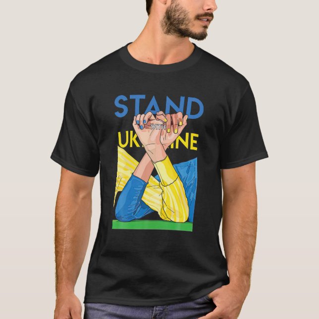 Ukrainian Lover I Stand With Ukraine T-Shirt (Front)