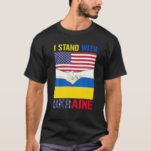 Ukrainian Lover Support Ukraine Flag I Stand With T-Shirt