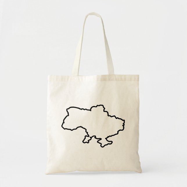 Ukrainian map tote bag (Front)