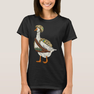 Ukrainian Military Goose Combyt Solder Funny Russi T-Shirt