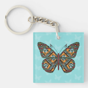 Ukrainian Monarch Acrylic Keychain
