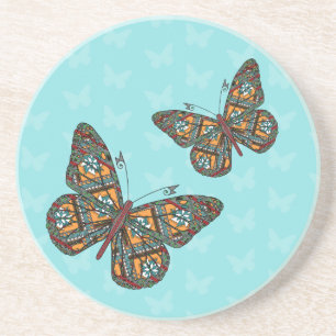 Ukrainian Monarch Sandstone Coaster