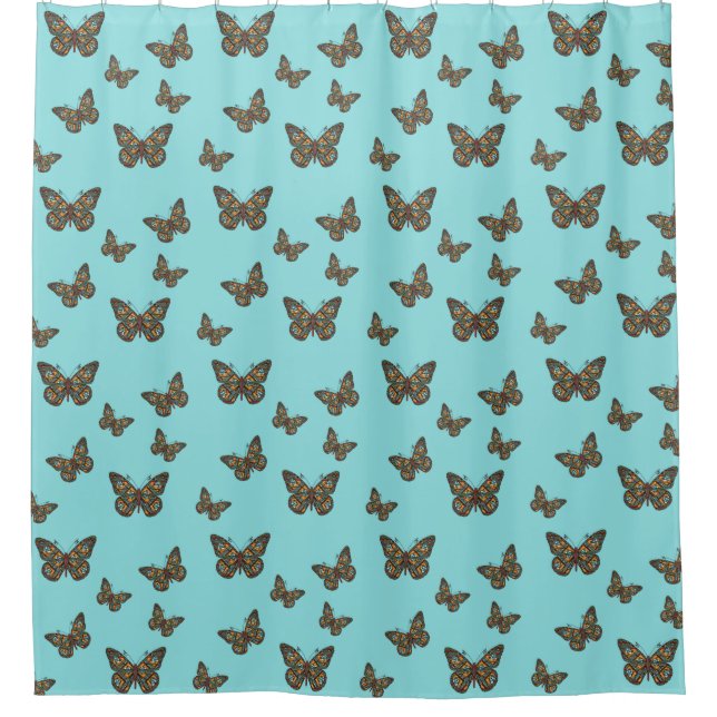 Ukrainian Monarch Shower Curtain (Front)