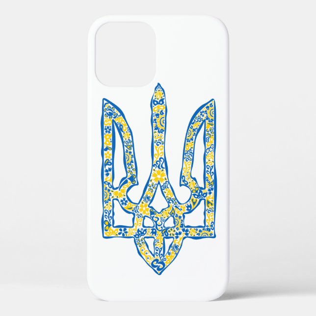 Ukrainian national emblem trident tryzub ethnical Case-Mate iPhone case (Back)