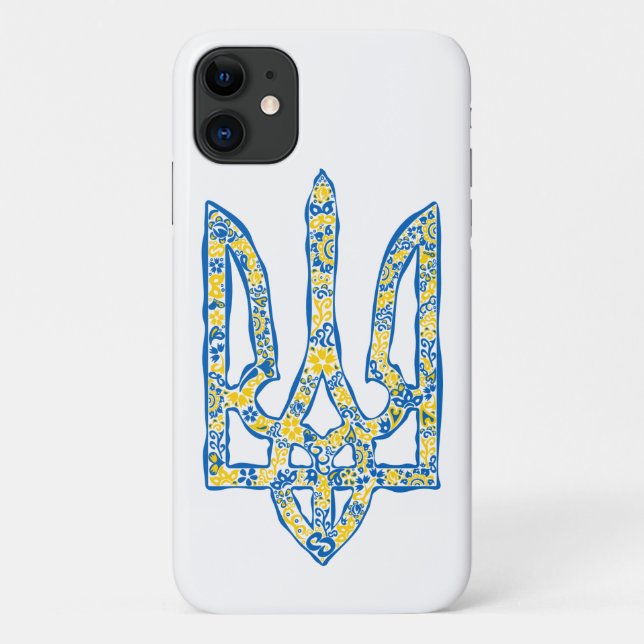 Ukrainian national emblem trident tryzub ethnical Case-Mate iPhone case (Back)