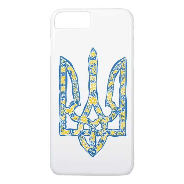 Ukrainian national emblem trident tryzub ethnical Case-Mate iPhone case (Back)