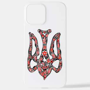 Ukrainian national emblem trident tryzub stylised iPhone 12 pro max case