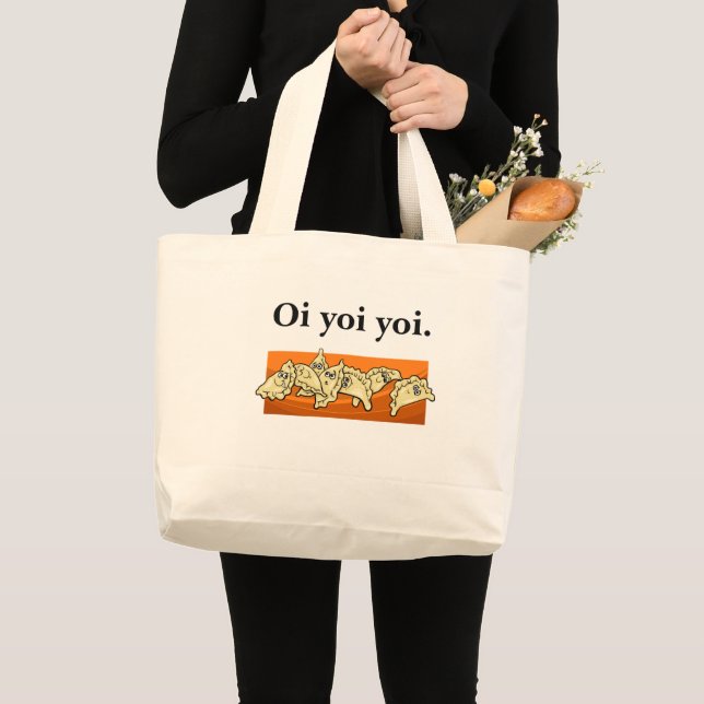 Ukrainian Oi Yoi Yoi Varenyky Perogies Tote Bag (Front (Product))