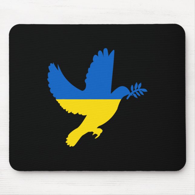 Ukrainian Peace Dove  Mouse Pad (Front)