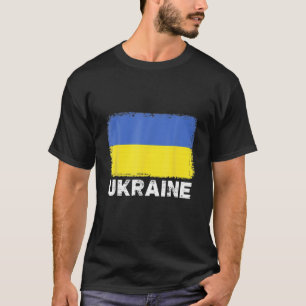 Ukrainian People Vintage Ukraine Flag T-Shirt