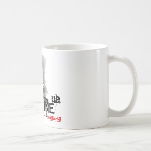 Ukrainian poet coffee mug (Right)