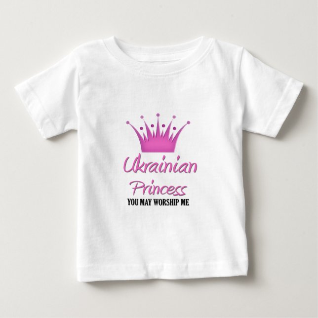 Ukrainian Princess Baby T-Shirt (Front)