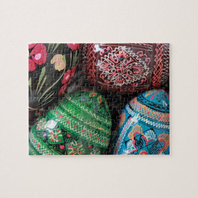 Ukrainian pysanky - easter eggs jigsaw puzzle (Horizontal)