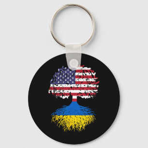 Ukrainian Roots Ukraine National Heritage Tree Gif Key Ring