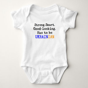 ukrainian strong baby bodysuit