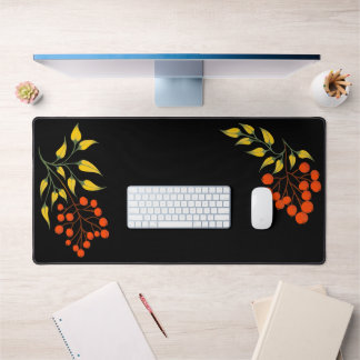 Ukrainian style viburnum branch. Ukraine Desk Mat