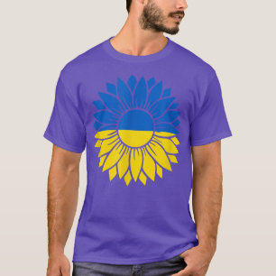 Ukrainian Sunflower I Stand With Ukraine  T-Shirt
