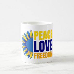 Ukrainian Sunflower - Support Ukraine Coffee Mug