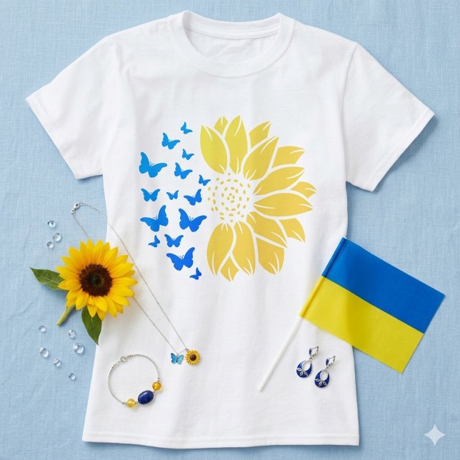 Ukrainian sunflower T-Shirt (Creator Uploaded)