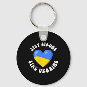 Ukrainian Support Ukraine Flag Ukrainian Love I St Key Ring