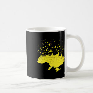 Ukrainian Symbols Ukrainian Ukraine Map Free Bird Coffee Mug