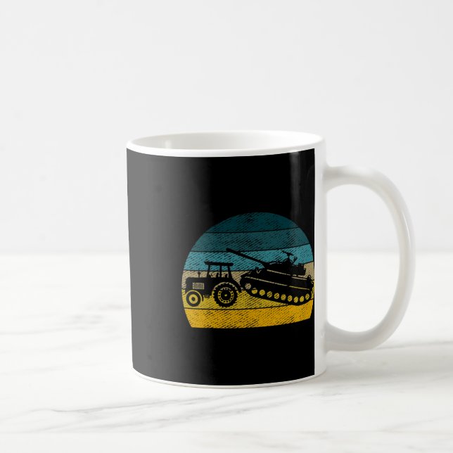 Ukrainian Tractor Support Ukraine Stand With Ukrai Coffee Mug (Right)