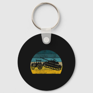 Ukrainian Tractor Support Ukraine Stand With Ukrai Key Ring