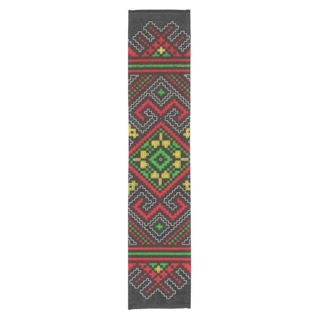Ukrainian Traditional Design Table Runner (Front)