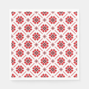 Ukrainian traditional folk art vushuvanka napkin