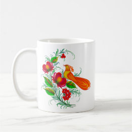 Ukrainian traditional Petrikivka art Coffee Mug
