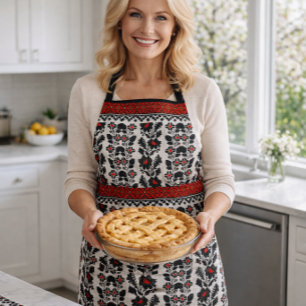 Ukrainian traditional vushuvanka folk art  apron