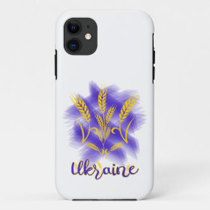 Ukrainian trident made of wheat ear Case-Mate iPhone case