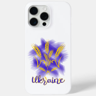 Ukrainian trident made of wheat ear iPhone 15 pro max case
