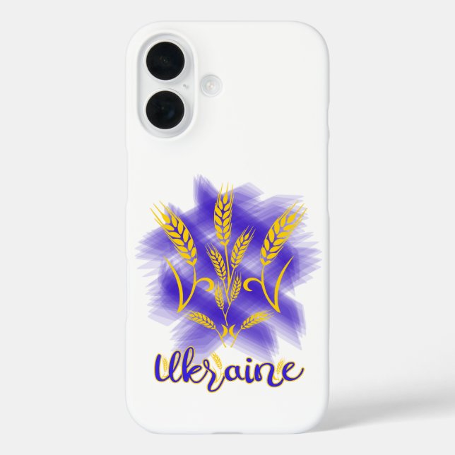 Ukrainian trident made of wheat ear Case-Mate iPhone case (Back)
