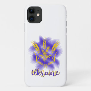 Ukrainian trident made of wheat ear Case-Mate iPhone case