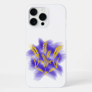 Ukrainian trident made of wheat ear iPhone 16 pro max case