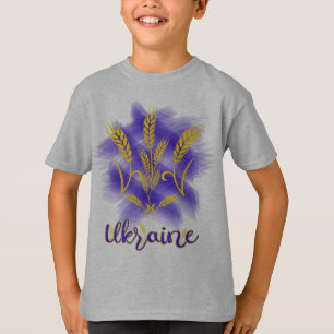 Ukrainian trident made of wheat ear T-Shirt