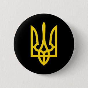Ukrainian Trident Volodymyr Zelenskyy Ukraine Pres 6 Cm Round Badge