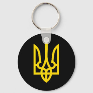 Ukrainian Trident Volodymyr Zelenskyy Ukraine Pres Key Ring