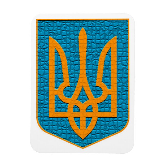 Ukrainian Tryzub Magnet (Vertical)