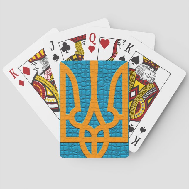 Ukrainian Tryzub Playing Cards (Back)
