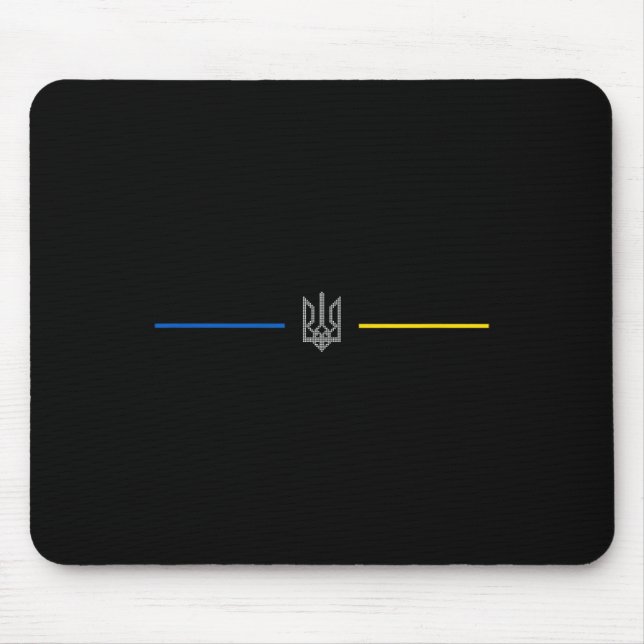 Ukrainian Tryzub Symbol - Ukraine Trident 2  Mouse Pad (Front)