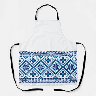 Ukrainian vushuvanka folk art All-Over Print Apron